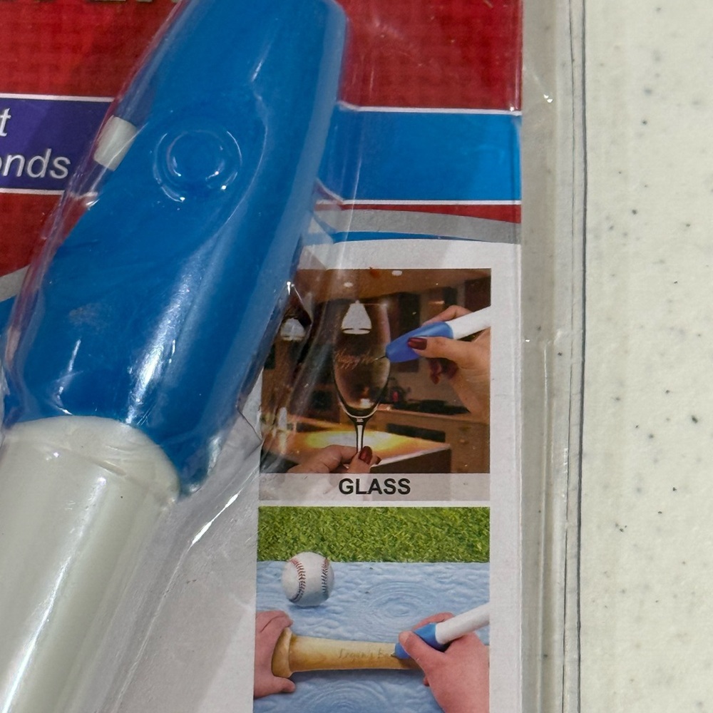 NEW Tool Solutions Cordless Engraver Pen in Blue and White - Picture 5 of 8